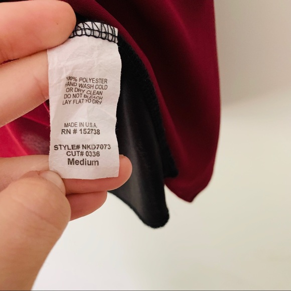 Vestique Burgundy Shirt Dress - Picture 4 of 5